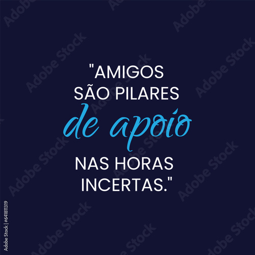 Citação de motivação com fundo liso e sólido