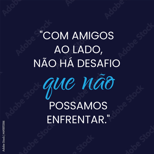 Citação de motivação com fundo liso e sólido