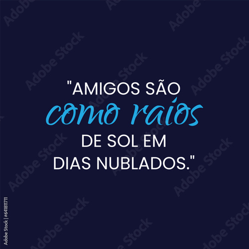 Citação de motivação com fundo liso e sólido