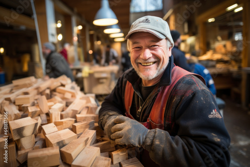 smiling carpenter