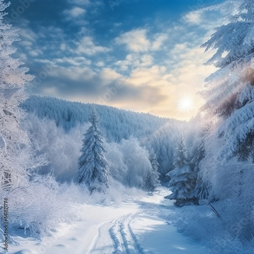 Capturing the Serenity of a Winter Lake - A Glimpse into Nature's Stillness Amidst a World of Icy Beauty