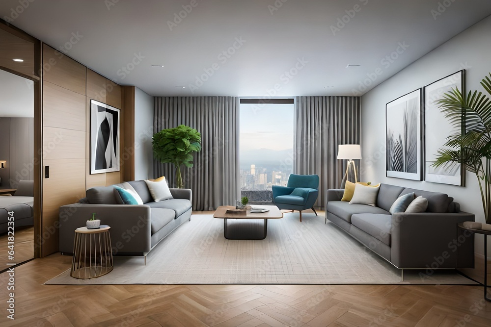 Fototapeta premium modern living room