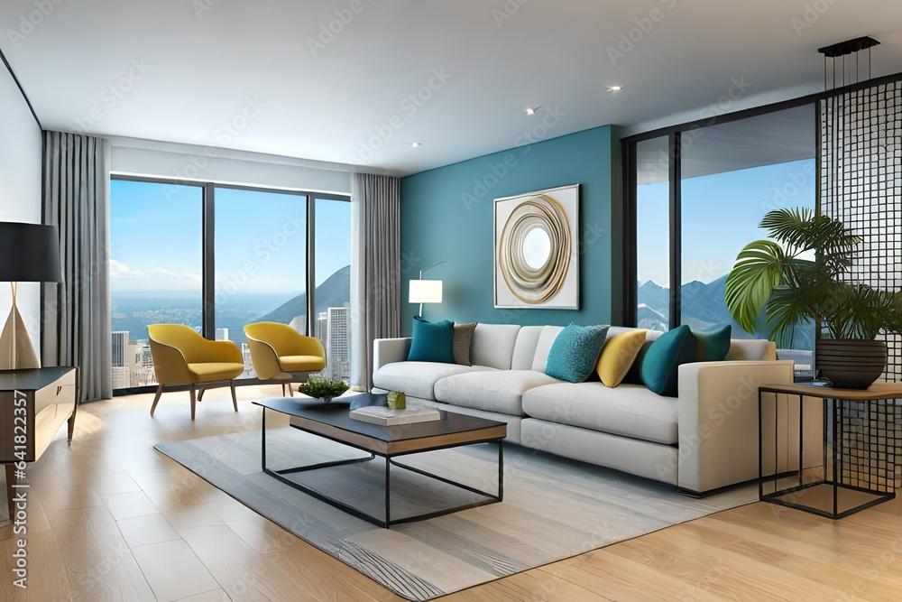 Fototapeta premium modern living room