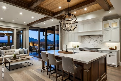 modern kitchen interior