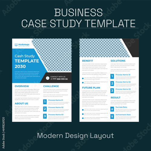 Business Case Study Flyer Template