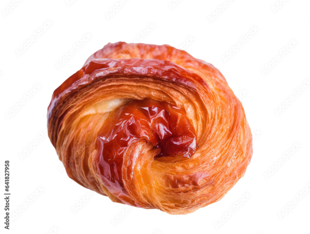 Fototapeta premium sweet bun isolated on transparent