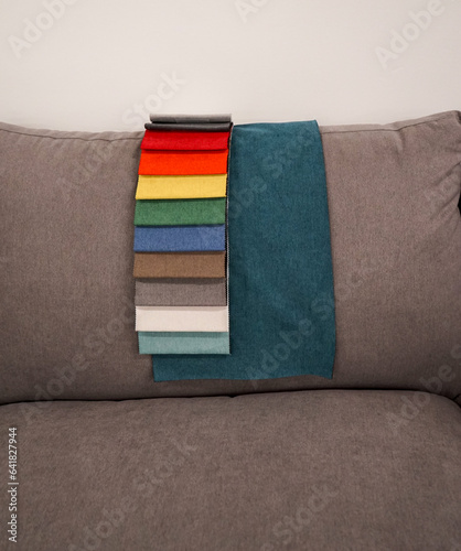 pillows on a sofa colour swatch furniture shopping customization browsing selection colour range home design sofa materials 