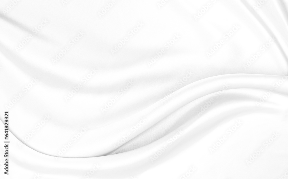 White gray satin texture that is white silver fabric silk background with beautiful soft blur pattern natural. - obrazy, fototapety, plakaty 