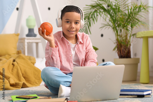 Little African-American boy...