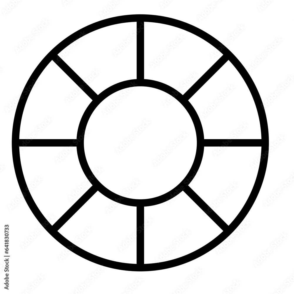 Obraz premium Lifebuoy icon