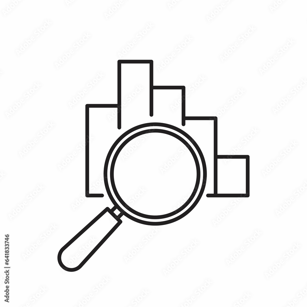 Data Analysis Icon Illustration Logo Template Data Analysis Icon Illustration Logo Template