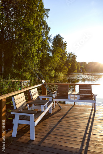 Lake jetty