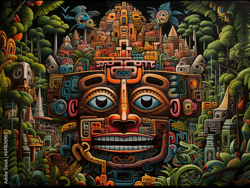 Incan abstract idol