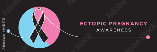 Ectopic Pregnancy awareness, banner design.