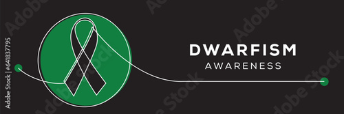 Dwarfism awareness, banner design.