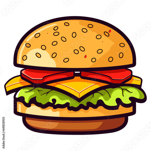 Burger vector illustration