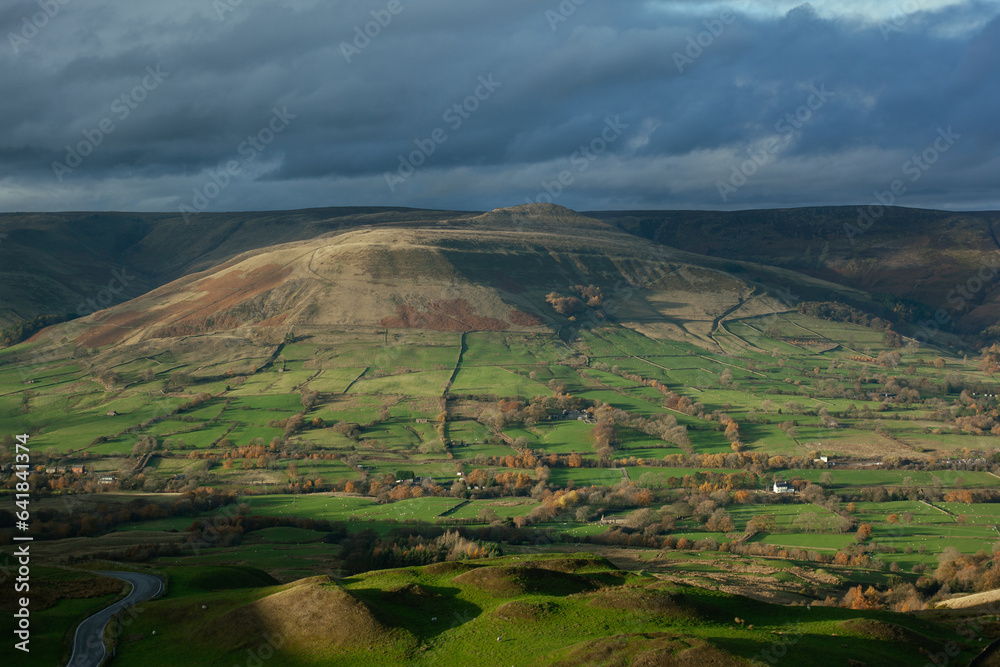 view of the mountains , Peak District, England
