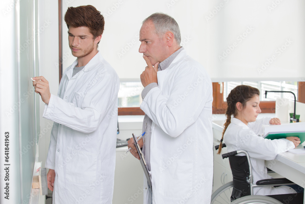 interns in white coat interns in white coat