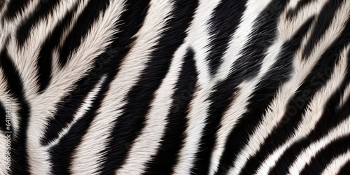 AI Generated. AI Generative. Zebra background decoration skin texture pattern. Black and white stripes pattern