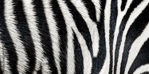 AI Generated. AI Generative. Zebra background decoration skin texture pattern. Black and white stripes pattern
