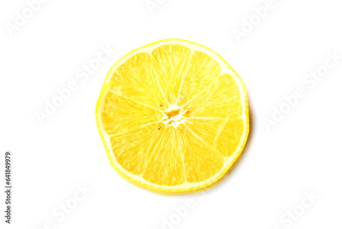The cutted lemon
