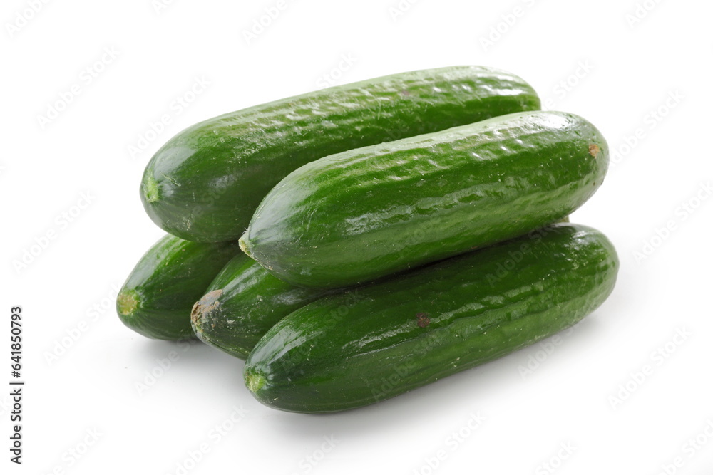 The green cucumbers The green cucumbers