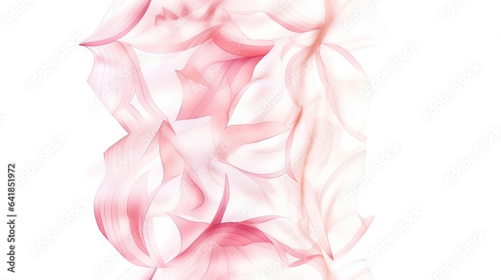  a white and pink abstract background with a wavy pattern on it.  generative ai