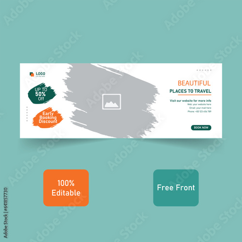 Travel Cover Template  Design 