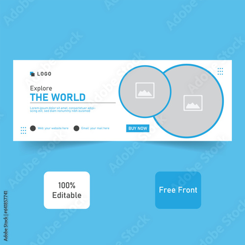 Travel Cover Template  Design 