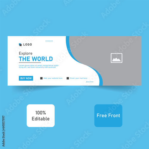 Travel Cover Template  Design 