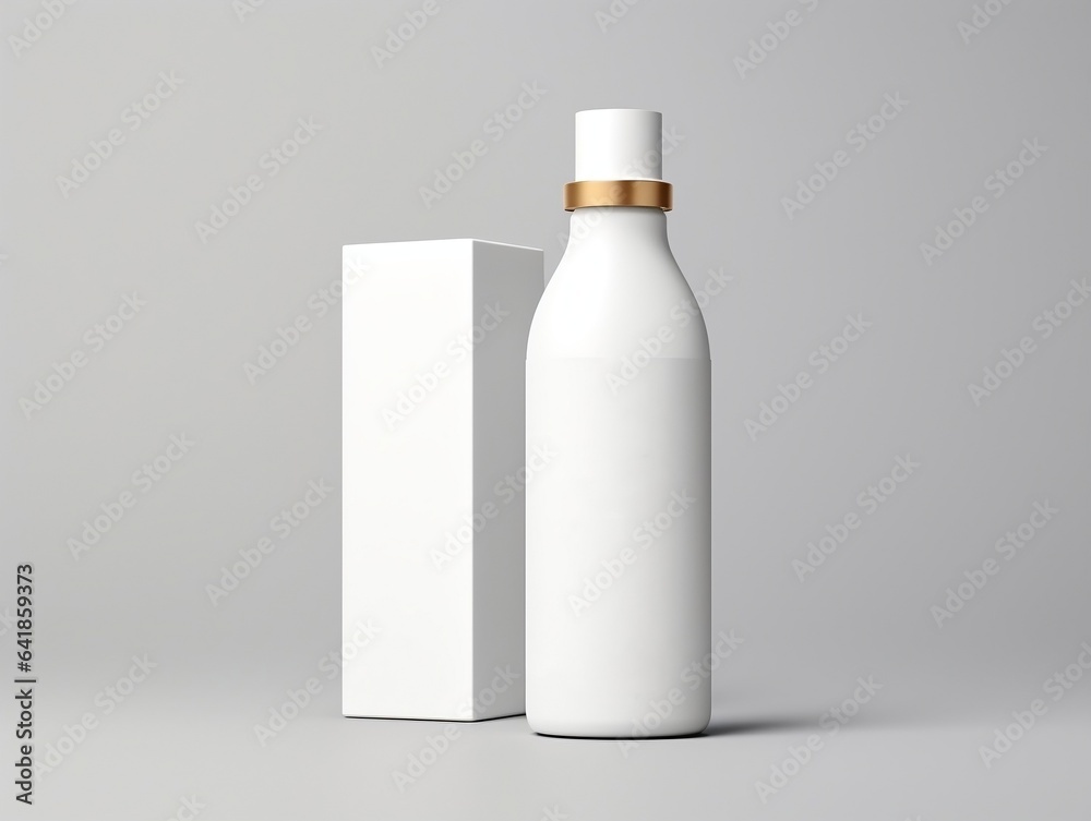 Wine bottle packaging mockup with isolated background generative ai Wine bottle packaging mockup with isolated background generative ai