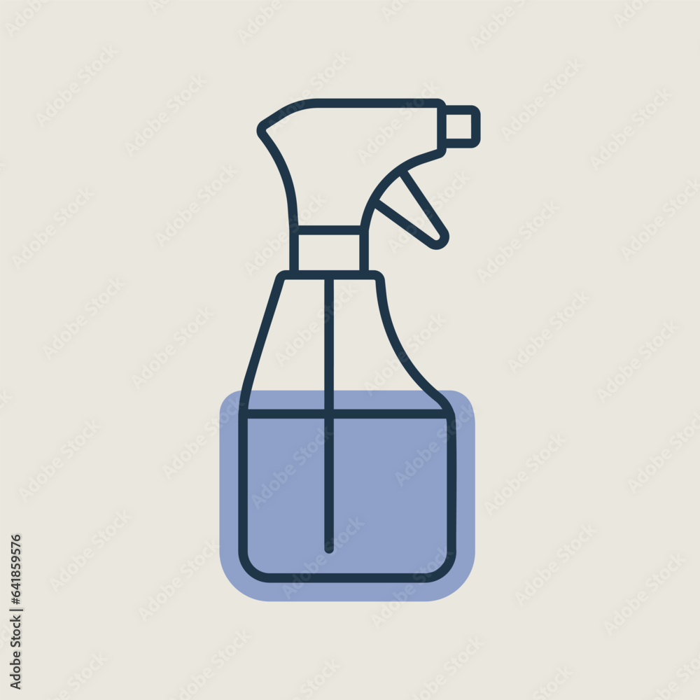 Cleaning spray bottle vector icon Cleaning spray bottle vector icon