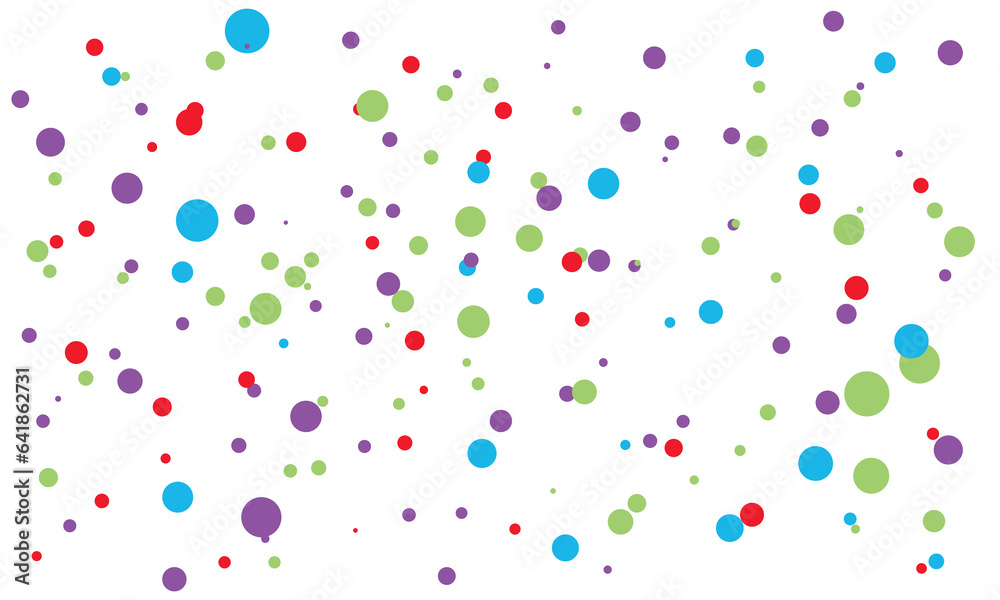 dot vector, colorful polka dots design vector, dot background