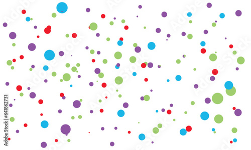 dot vector, colorful polka dots design vector, dot background