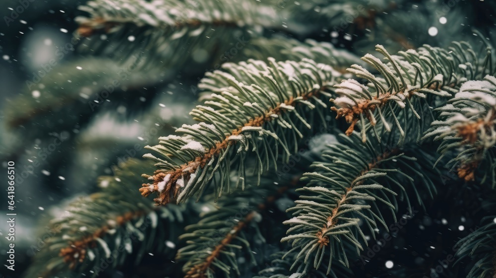 christmas tree in the snow christmas tree in the snow