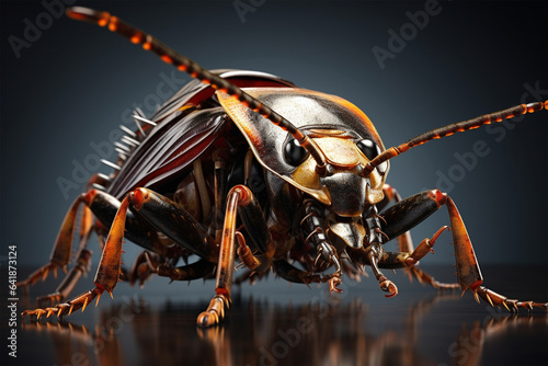 potrait of cockroach © Cing