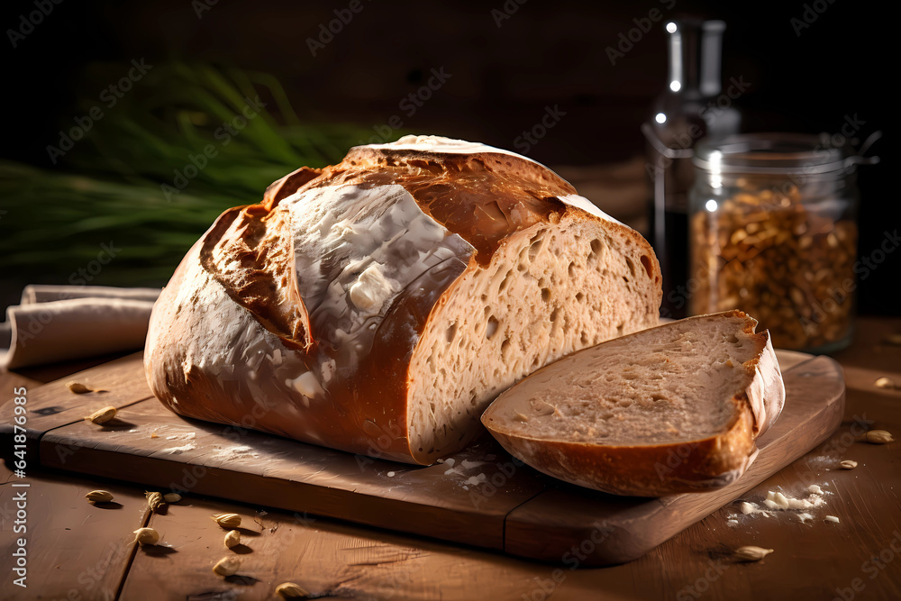 Limpa - Sweden - Sweet, anise-flavored rye bread, enjoyed during holidays (Generative AI)