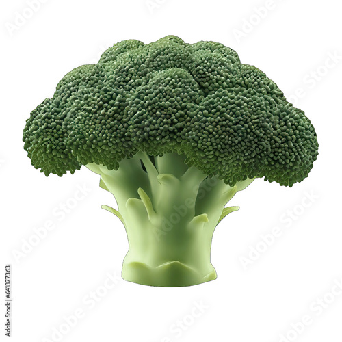 Captivating Broccoli Palette, Generative AI