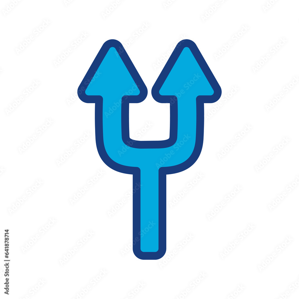 Arrow, two way direction icon. Vector illustration isolated on white background.
Arrow, two way direction icon. Vector illustration isolated on white background.