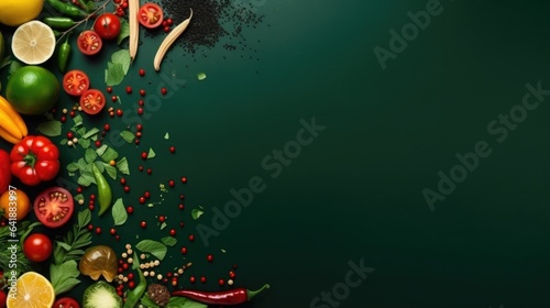 stylish advertising background for a grocery store - stock concepts