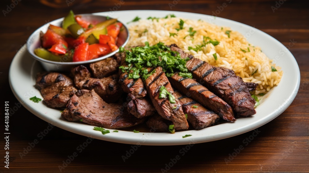 Middle Eastern Grill dish - stock concepts