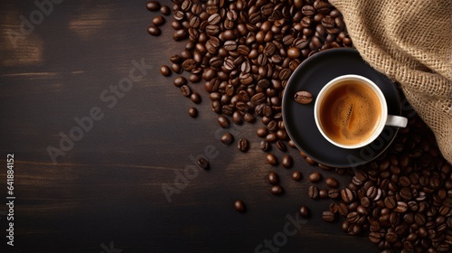 stylish advertisement background picture for a cafe - stock concepts