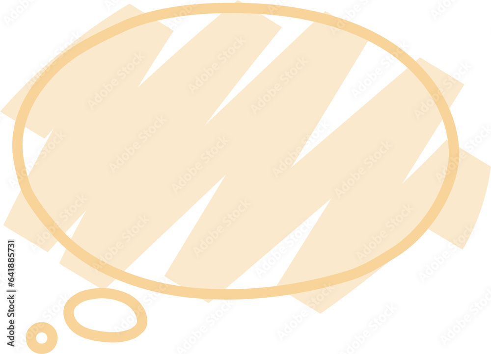 Colorful pastel yellow color speech bubble balloon icon sticker memo keyword planner text box banner, flat png transparent element design