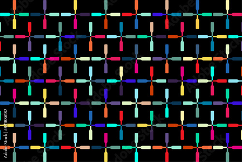 Free vector modern background with simple shapes pattern design
