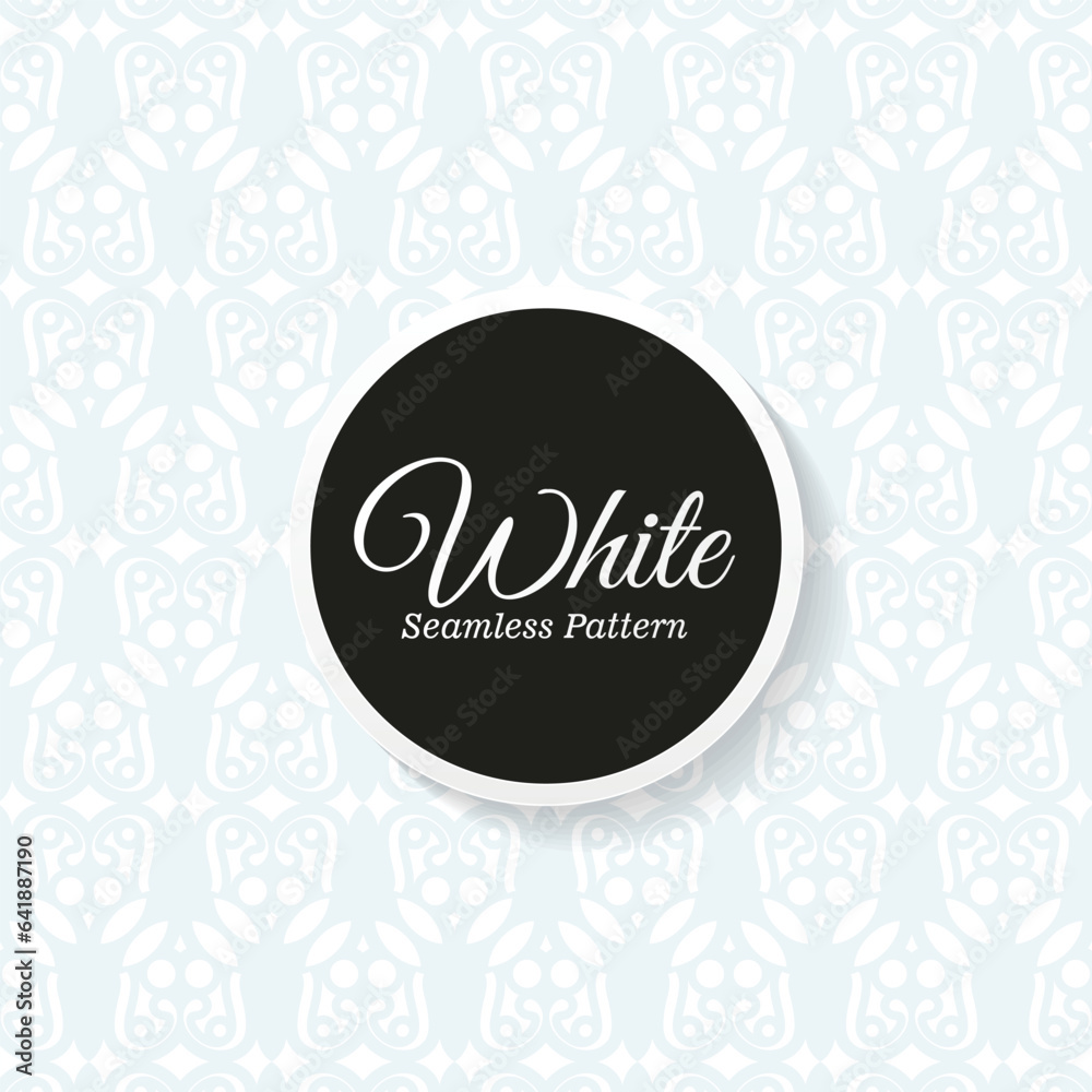 Obraz premium elegant white seamless pattern design