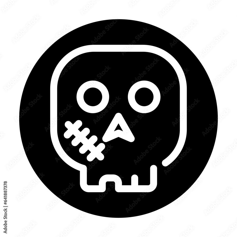 illustration vector graphic of Skull best for social media in halloween day or presentation, etc illustration vector graphic of Skull best for social media in halloween day or presentation, etc