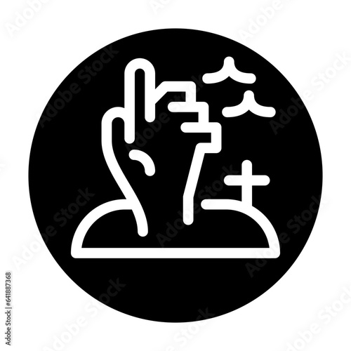 illustration vector graphic of Living dead best for social media in halloween day or presentation, etc