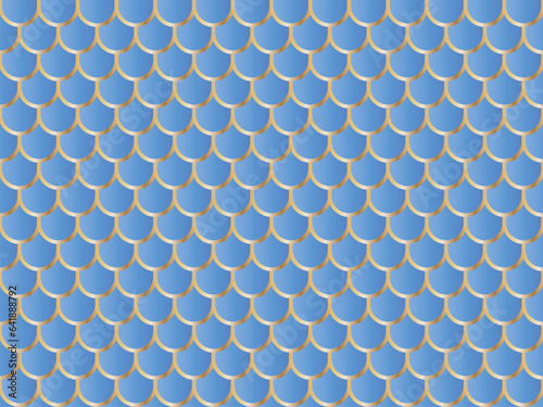 Shiny fantasy background fish scales mermaid