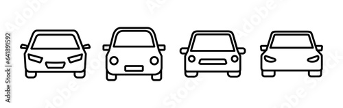 Car icon vector. Car sign. sedan