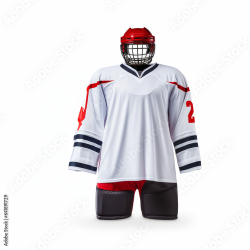 an ice hockey dress generative ai illustration